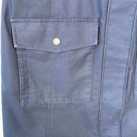 Columbia Here And There Trench Jacket Women's Small Omni Wick Rain Coat Blue - Picture 7 of 16